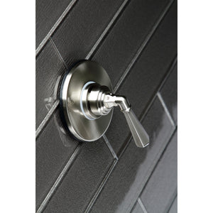 KS3038HL Single-Handle Wall Mount Three-Way Diverter Valve with Trim Kit, Brushed Nickel