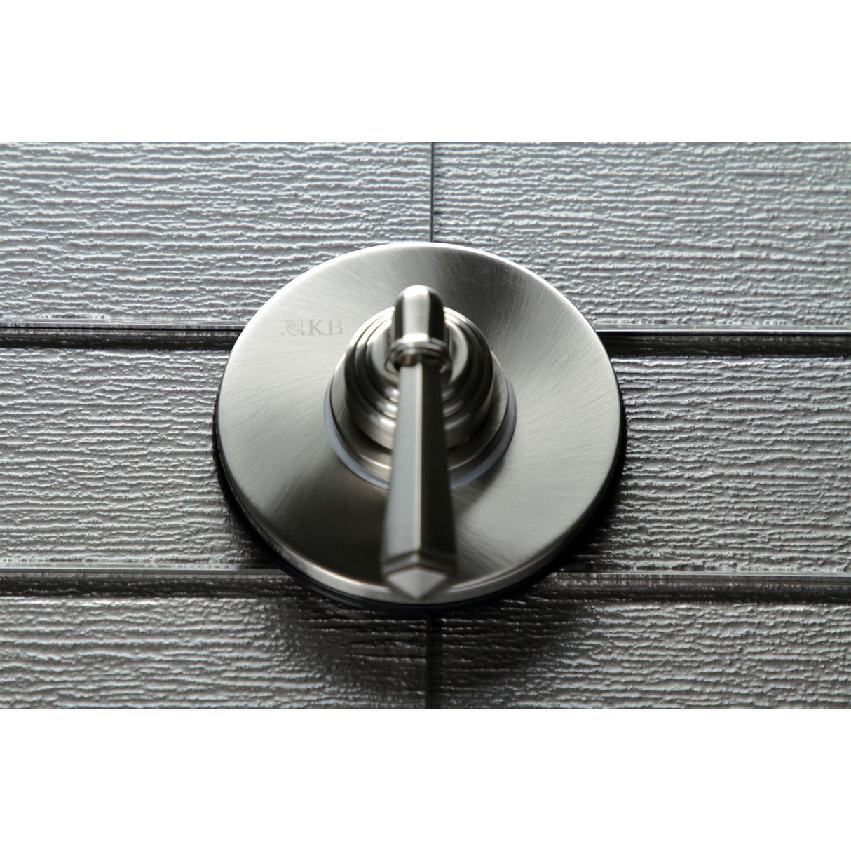 KS3038HL Single-Handle Wall Mount Three-Way Diverter Valve with Trim Kit, Brushed Nickel