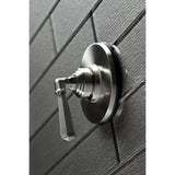 KS3038HL Single-Handle Wall Mount Three-Way Diverter Valve with Trim Kit, Brushed Nickel