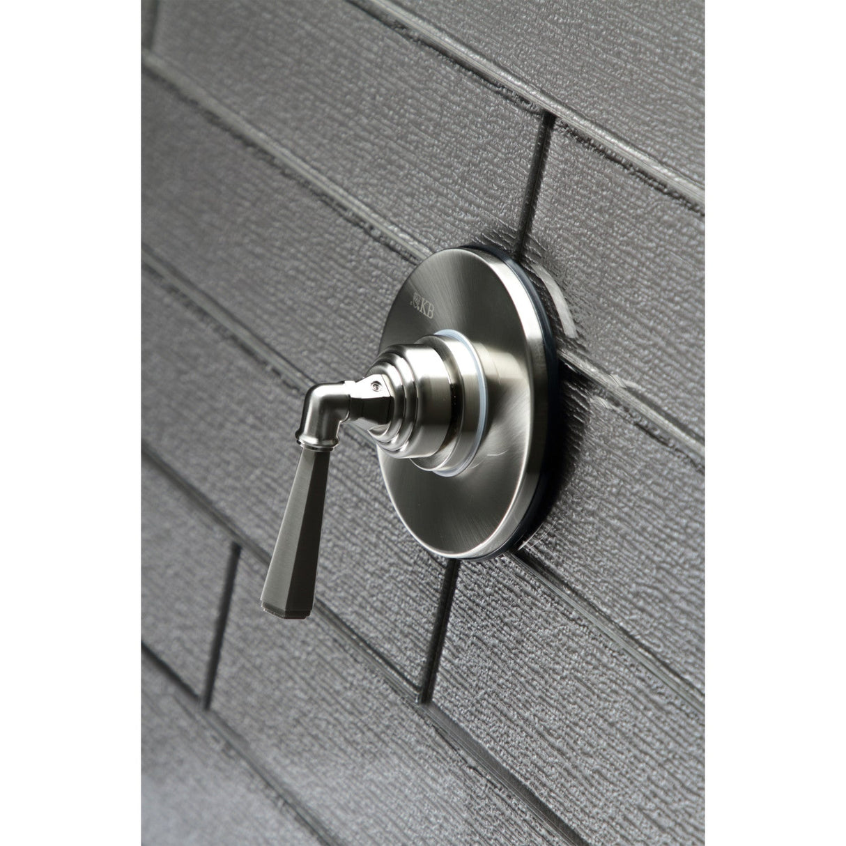 KS3038HL Single-Handle Wall Mount Three-Way Diverter Valve with Trim Kit, Brushed Nickel
