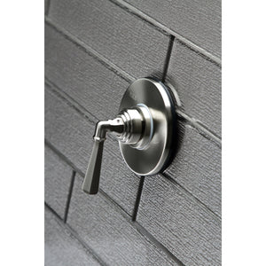 KS3038HL Single-Handle Wall Mount Three-Way Diverter Valve with Trim Kit, Brushed Nickel