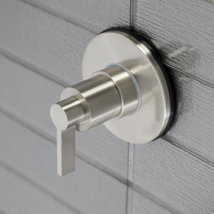 NuvoFusion KS3038NDL Single-Handle Wall Mount Three-Way Diverter Valve with Trim Kit, Brushed Nickel