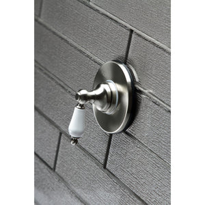 KS3038PL Single-Handle Wall Mount Three-Way Diverter Valve with Trim Kit, Brushed Nickel