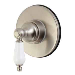 KS3038PL Single-Handle Wall Mount Three-Way Diverter Valve with Trim Kit, Brushed Nickel