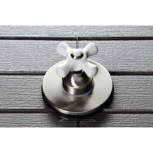 KS3038PX Single-Handle Wall Mount Three-Way Diverter Valve with Trim Kit, Brushed Nickel