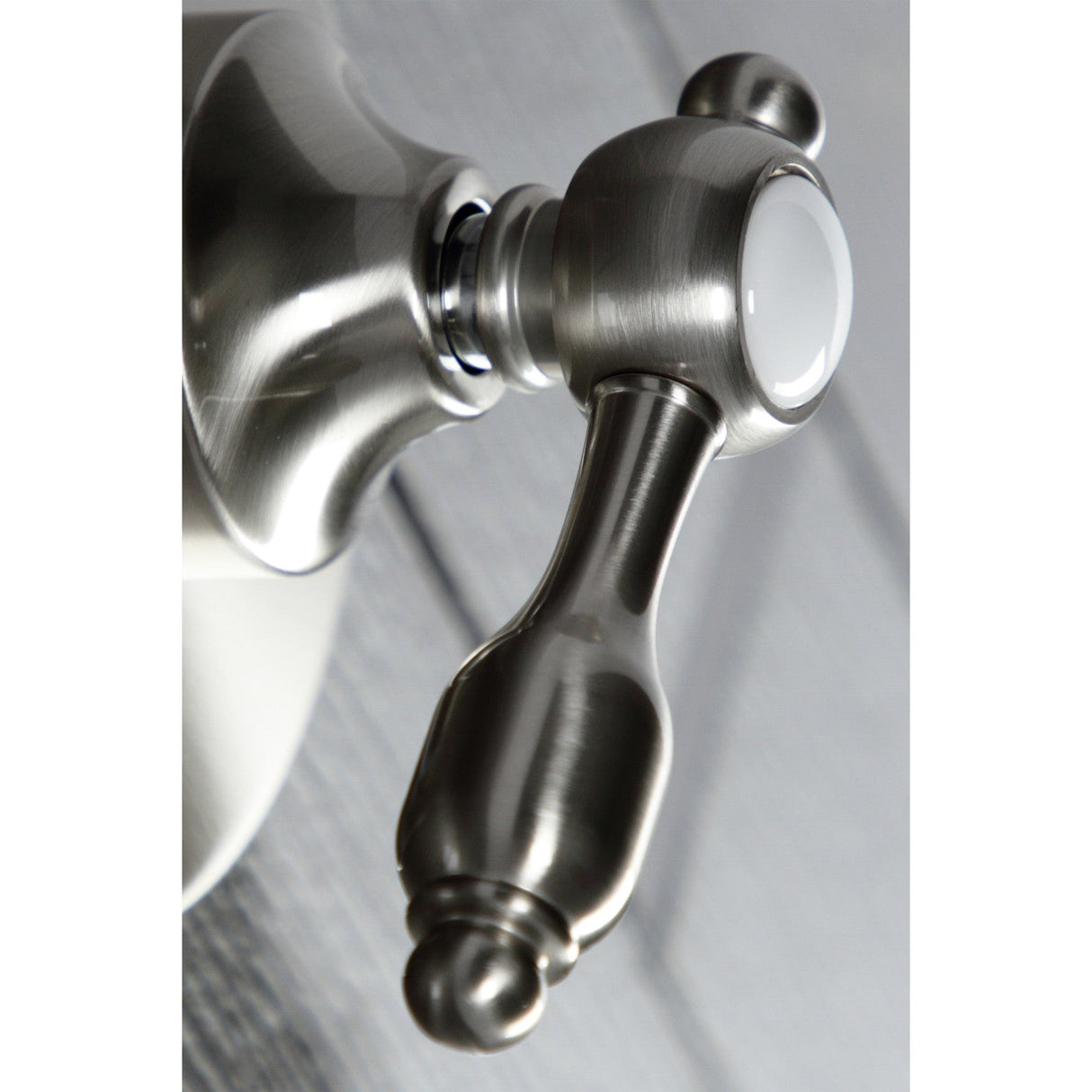 Tudor KS3038TAL Single-Handle Wall Mount Three-Way Diverter Valve with Trim Kit, Brushed Nickel
