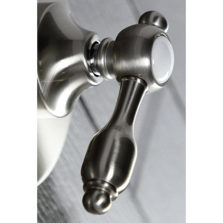 Tudor KS3038TAL Single-Handle Wall Mount Three-Way Diverter Valve with Trim Kit, Brushed Nickel