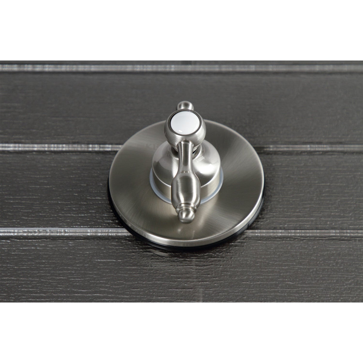 Tudor KS3038TAL Single-Handle Wall Mount Three-Way Diverter Valve with Trim Kit, Brushed Nickel