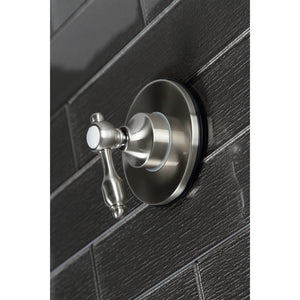 Tudor KS3038TAL Single-Handle Wall Mount Three-Way Diverter Valve with Trim Kit, Brushed Nickel