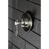 Tudor KS3038TAL Single-Handle Wall Mount Three-Way Diverter Valve with Trim Kit, Brushed Nickel