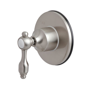 Tudor KS3038TAL Single-Handle Wall Mount Three-Way Diverter Valve with Trim Kit, Brushed Nickel