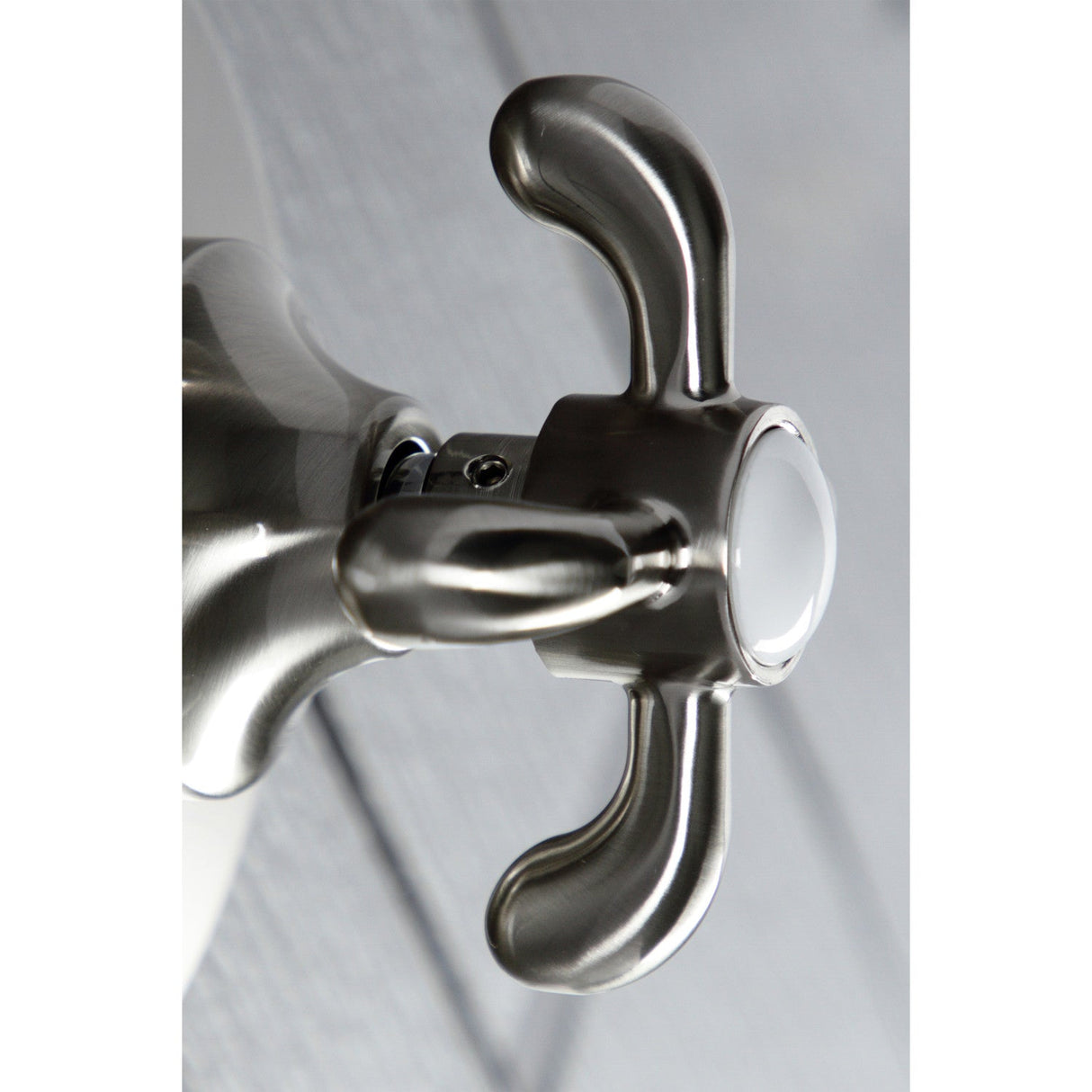 KS3038TX Single-Handle Wall Mount Three-Way Diverter Valve with Trim Kit, Brushed Nickel