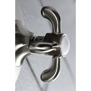 KS3038TX Single-Handle Wall Mount Three-Way Diverter Valve with Trim Kit, Brushed Nickel