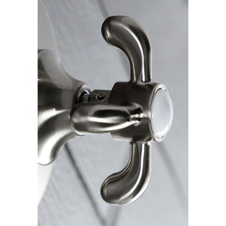 KS3038TX Single-Handle Wall Mount Three-Way Diverter Valve with Trim Kit, Brushed Nickel