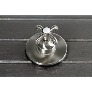 KS3038TX Single-Handle Wall Mount Three-Way Diverter Valve with Trim Kit, Brushed Nickel