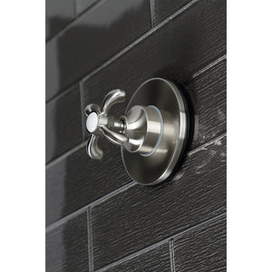 KS3038TX Single-Handle Wall Mount Three-Way Diverter Valve with Trim Kit, Brushed Nickel