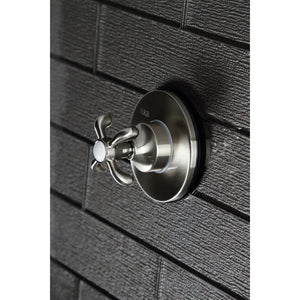 KS3038TX Single-Handle Wall Mount Three-Way Diverter Valve with Trim Kit, Brushed Nickel