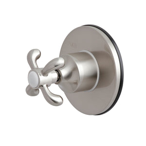 KS3038TX Single-Handle Wall Mount Three-Way Diverter Valve with Trim Kit, Brushed Nickel