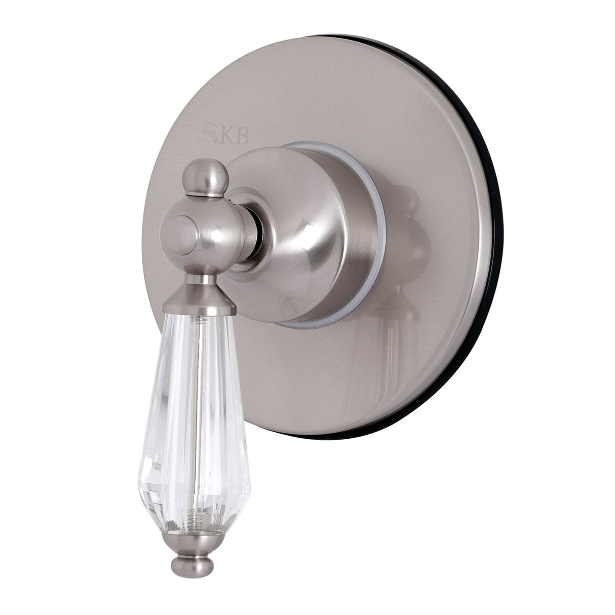 Wilshire KS3038WLL Single-Handle Wall Mount Three-Way Diverter Valve with Trim Kit, Brushed Nickel