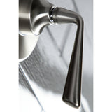 KS3038ZL Single-Handle Wall Mount Three-Way Diverter Valve with Trim Kit, Brushed Nickel