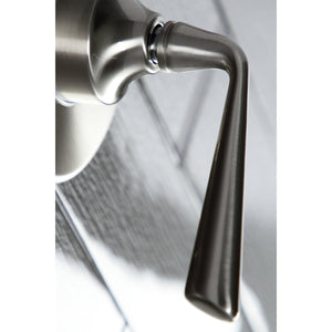 KS3038ZL Single-Handle Wall Mount Three-Way Diverter Valve with Trim Kit, Brushed Nickel