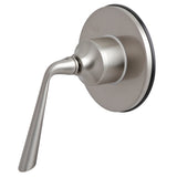 KS3038ZL Single-Handle Wall Mount Three-Way Diverter Valve with Trim Kit, Brushed Nickel