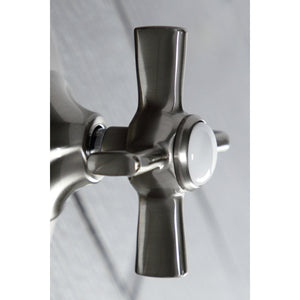 KS3038ZX Single-Handle Wall Mount Three-Way Diverter Valve with Trim Kit, Brushed Nickel
