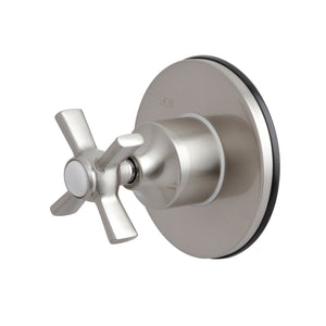 KS3038ZX Single-Handle Wall Mount Three-Way Diverter Valve with Trim Kit, Brushed Nickel