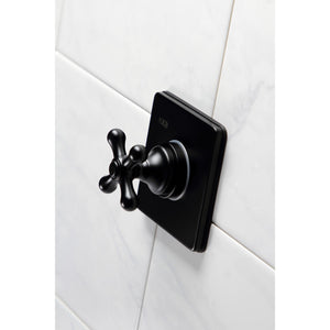 KS3040AX Single-Handle Wall Mount Three-Way Diverter Valve with Trim Kit, Matte Black