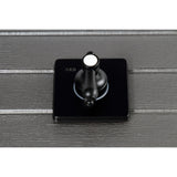 Heirloom KS3040BAL Single-Handle Wall Mount Three-Way Diverter Valve with Trim Kit, Matte Black