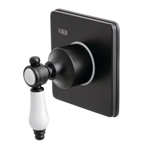 Bel-Air KS3040BPL Single-Handle Wall Mount Three-Way Diverter Valve with Trim Kit, Matte Black