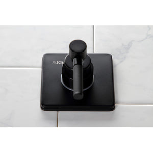 Kaiser KS3040DKL Single-Handle Wall Mount Three-Way Diverter Valve with Trim Kit, Matte Black