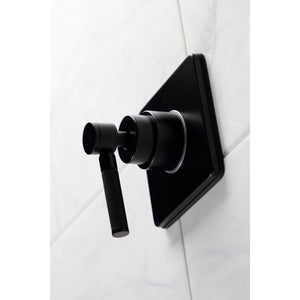Kaiser KS3040DKL Single-Handle Wall Mount Three-Way Diverter Valve with Trim Kit, Matte Black