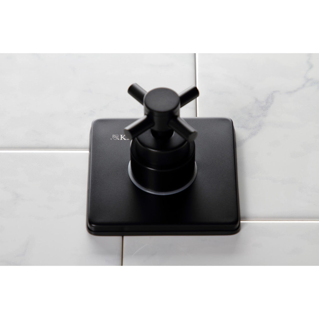 Concord KS3040DX Single-Handle Wall Mount Three-Way Diverter Valve with Trim Kit, Matte Black