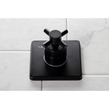 Concord KS3040DX Single-Handle Wall Mount Three-Way Diverter Valve with Trim Kit, Matte Black