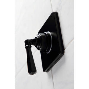 Metropolitan KS3040HL Single-Handle Wall Mount Three-Way Diverter Valve with Trim Kit, Matte Black