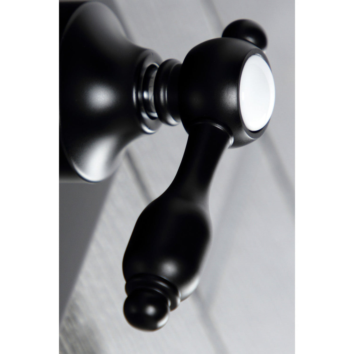 Tudor KS3040TAL Single-Handle Wall Mount Three-Way Diverter Valve with Trim Kit, Matte Black