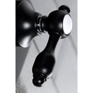 Tudor KS3040TAL Single-Handle Wall Mount Three-Way Diverter Valve with Trim Kit, Matte Black