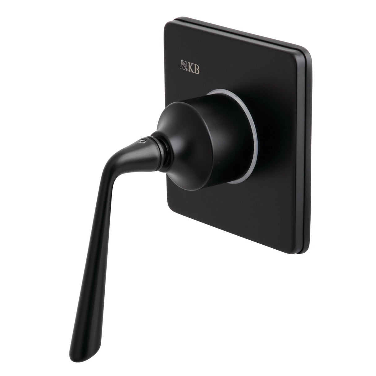 KS3040ZL Single-Handle Wall Mount Three-Way Diverter Valve with Trim Kit, Matte Black