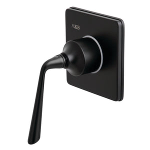 KS3040ZL Single-Handle Wall Mount Three-Way Diverter Valve with Trim Kit, Matte Black
