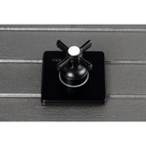 KS3040ZX Single-Handle Wall Mount Three-Way Diverter Valve with Trim Kit, Matte Black