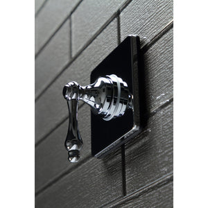 KS3041AL Single-Handle Wall Mount Three-Way Diverter Valve with Trim Kit, Polished Chrome