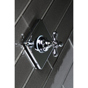 KS3041AX Single-Handle Wall Mount Three-Way Diverter Valve with Trim Kit, Polished Chrome