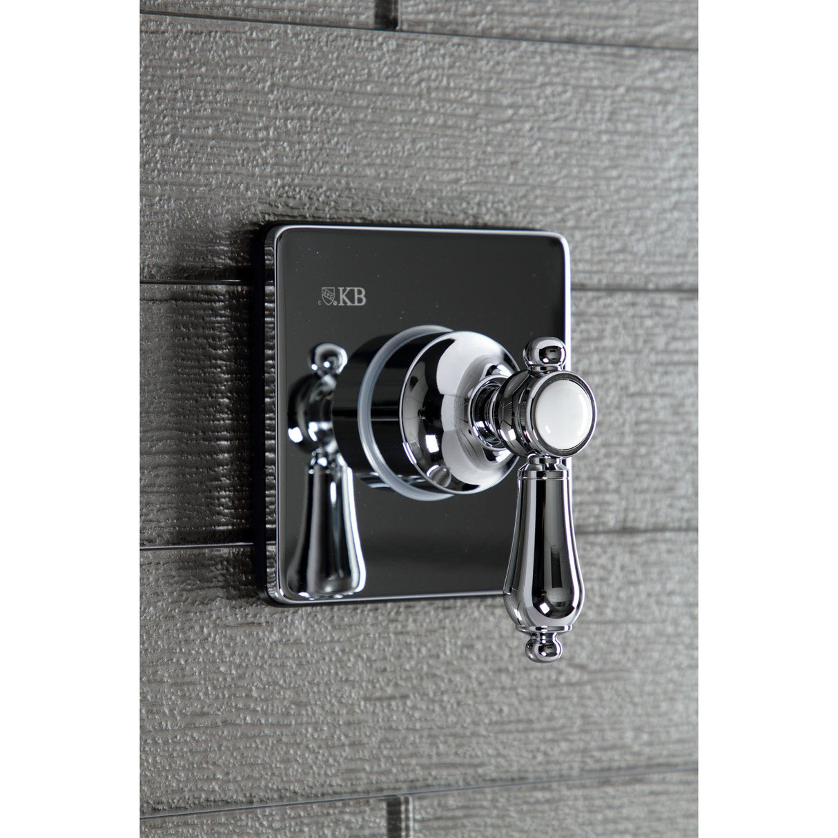 Heirloom KS3041BAL Single-Handle Wall Mount Three-Way Diverter Valve with Trim Kit, Polished Chrome