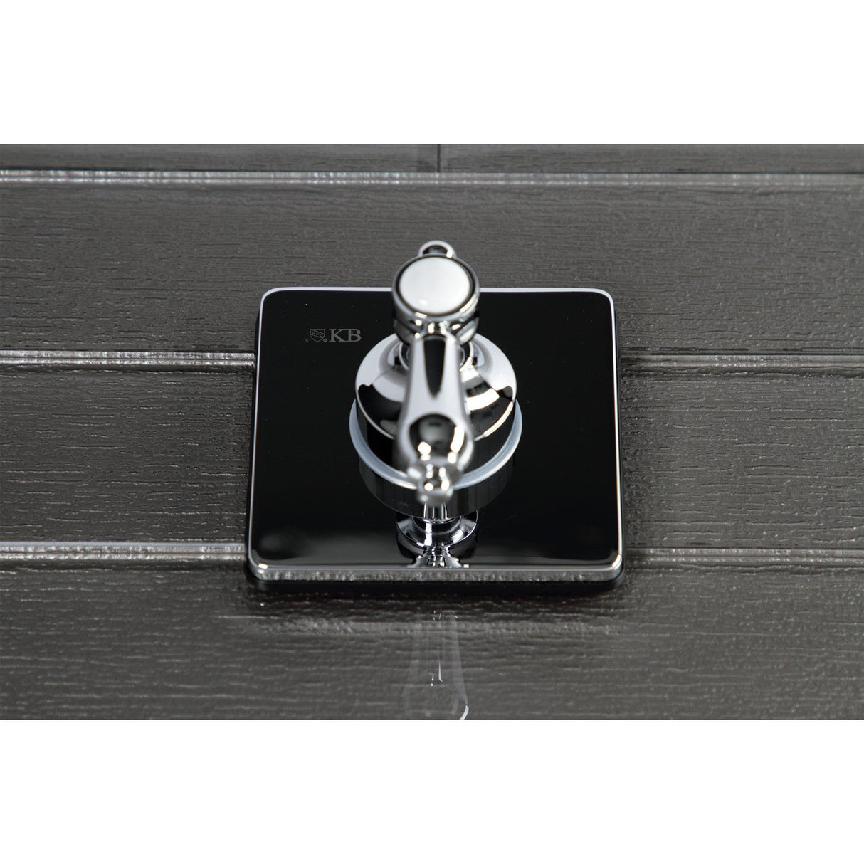 Heirloom KS3041BAL Single-Handle Wall Mount Three-Way Diverter Valve with Trim Kit, Polished Chrome