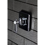 Heirloom KS3041BAL Single-Handle Wall Mount Three-Way Diverter Valve with Trim Kit, Polished Chrome
