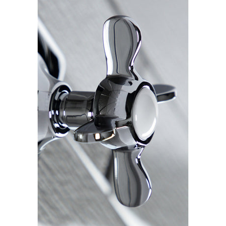 KS3041BEX Single-Handle Wall Mount Three-Way Diverter Valve with Trim Kit, Polished Chrome