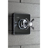 KS3041BEX Single-Handle Wall Mount Three-Way Diverter Valve with Trim Kit, Polished Chrome