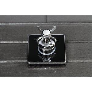 KS3041BEX Single-Handle Wall Mount Three-Way Diverter Valve with Trim Kit, Polished Chrome