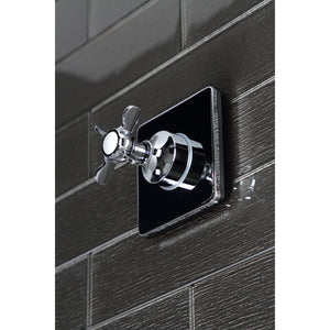 KS3041BEX Single-Handle Wall Mount Three-Way Diverter Valve with Trim Kit, Polished Chrome